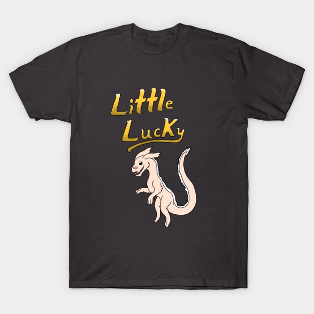 Little Lucky Luck Dragon T-Shirt by Adastumae